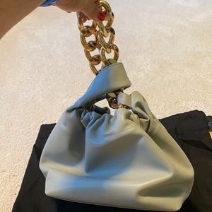 Demellier Santa Monica with Chain pale sage